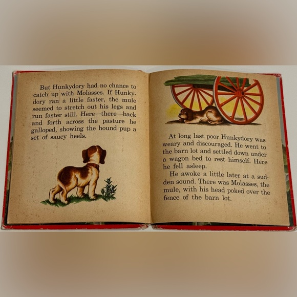 Vintage 1952 Whoop-ee Hunkydory! Puppy dog story Whitman Tell-A-Tale HC book - Picture 10 of 16